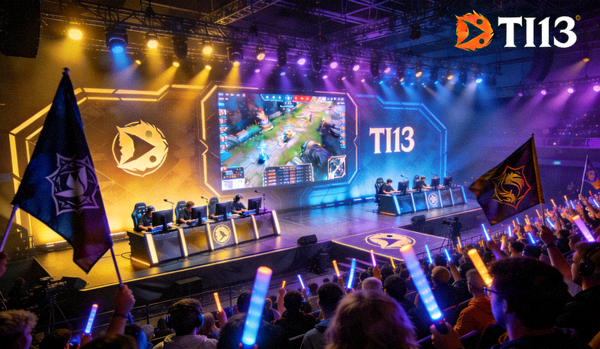 DOTA2国际邀请赛TI13比赛现场画面